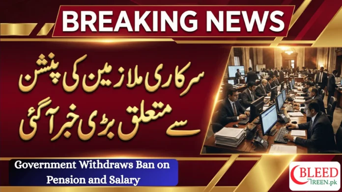 Government Withdraws Ban on Pension and Salary for Rehired Retired Employees