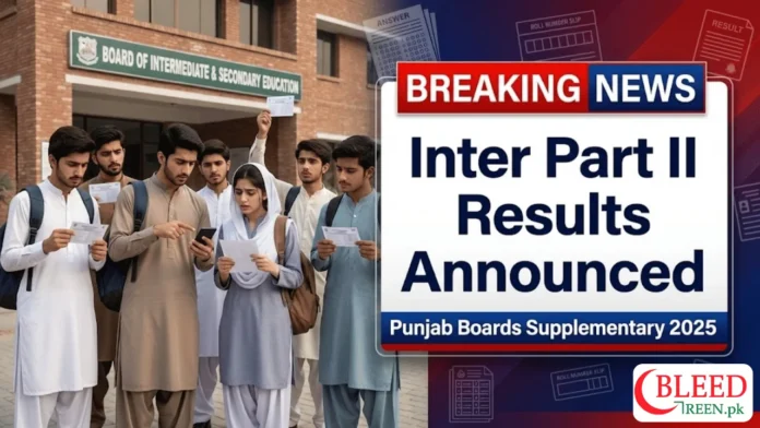 Punjab Boards Announce Inter Part-II Supplementary Results 2025